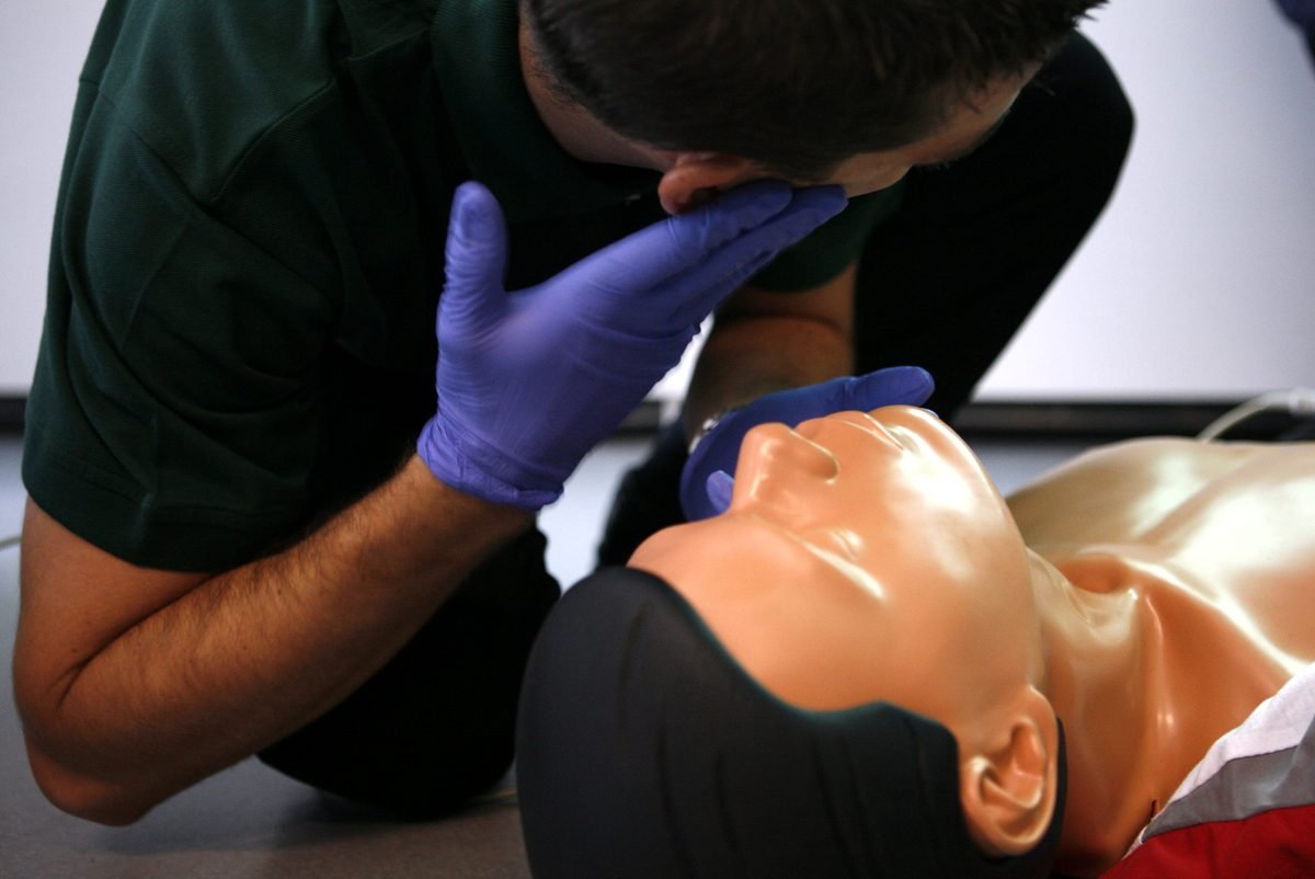 First aid course for a primary school